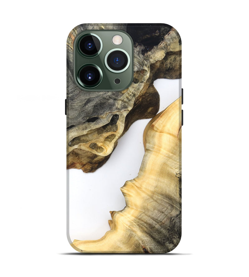 iPhone 13 Pro Wood Live Edge Phone Case - Ismael (Clear, 823978)
