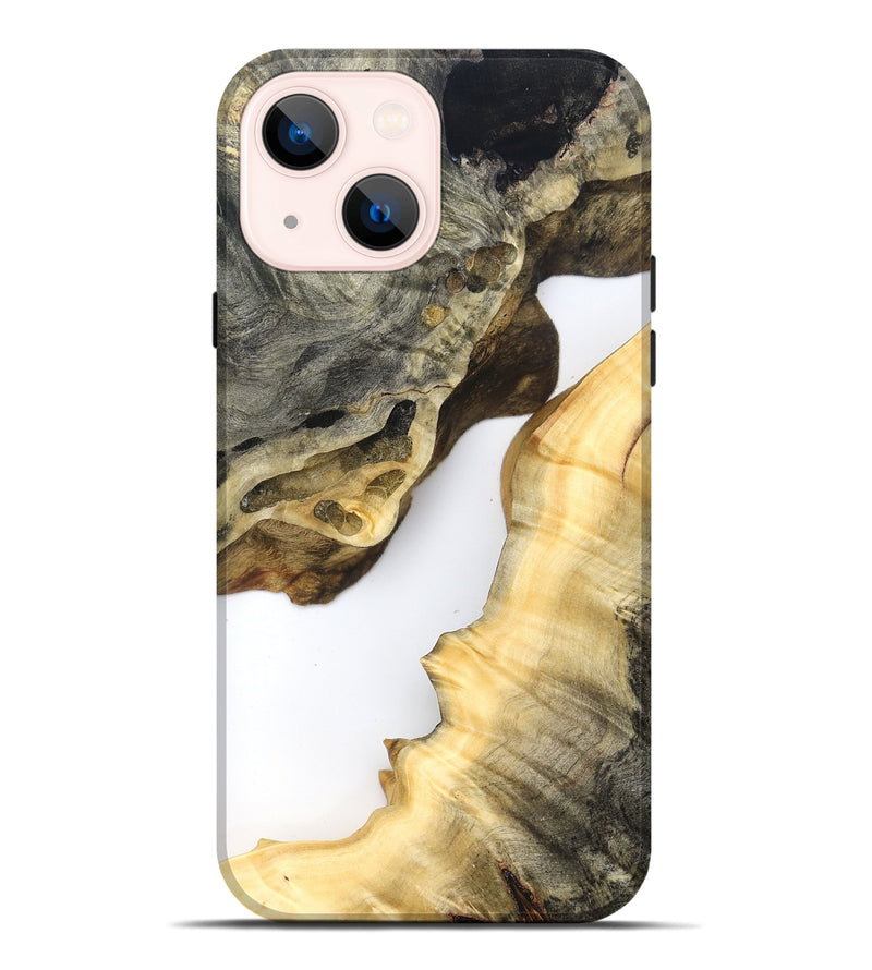 iPhone 14 Plus Wood Live Edge Phone Case - Ismael (Clear, 823978)