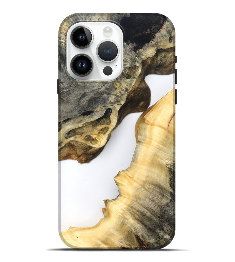 iPhone 15 Pro Max Wood Live Edge Phone Case - Ismael (Clear, 823978)