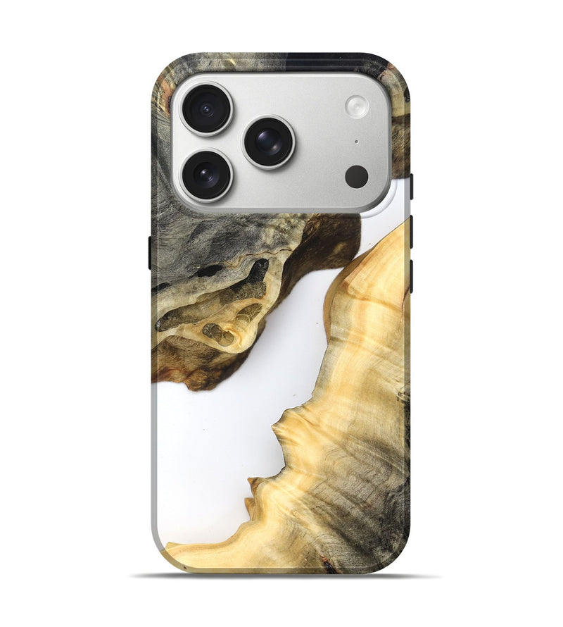iPhone 17 Pro Wood Live Edge Phone Case - Ismael (Clear, 823978)