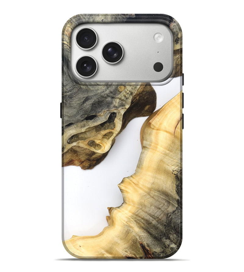 iPhone 17 Pro Max Wood Live Edge Phone Case - Ismael (Clear, 823978)