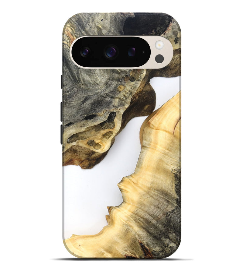 Pixel 9 Pro XL Wood Live Edge Phone Case - Ismael (Clear, 823978)
