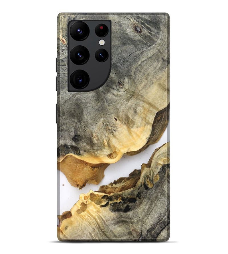 Galaxy S22 Ultra Wood Live Edge Phone Case - Edward (Clear, 823979)