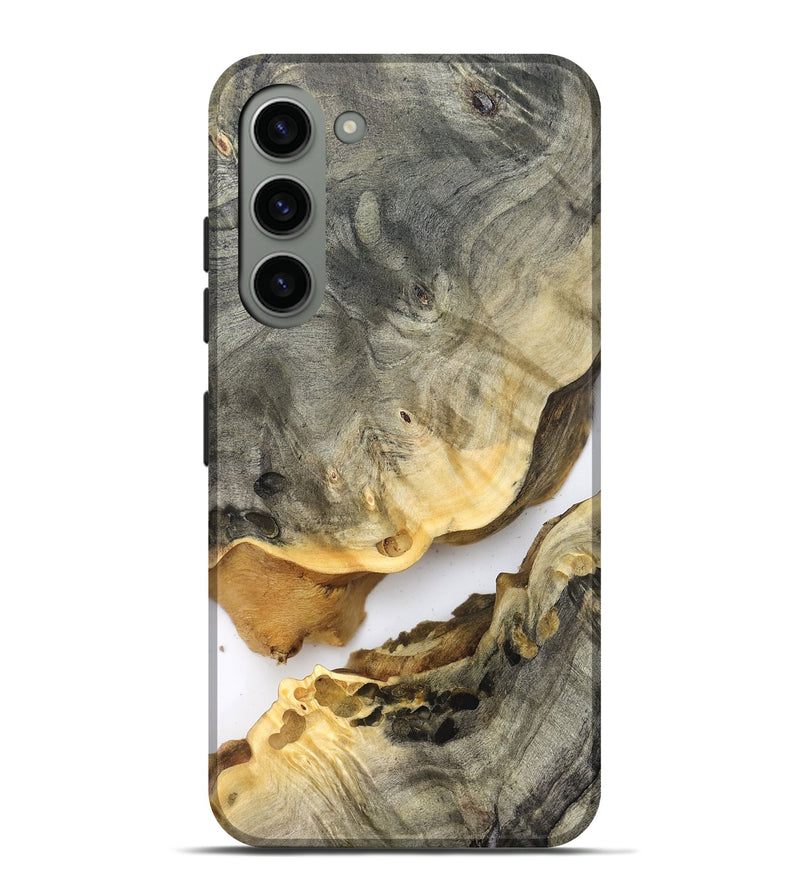 Galaxy S23 Plus Wood Live Edge Phone Case - Edward (Clear, 823979)