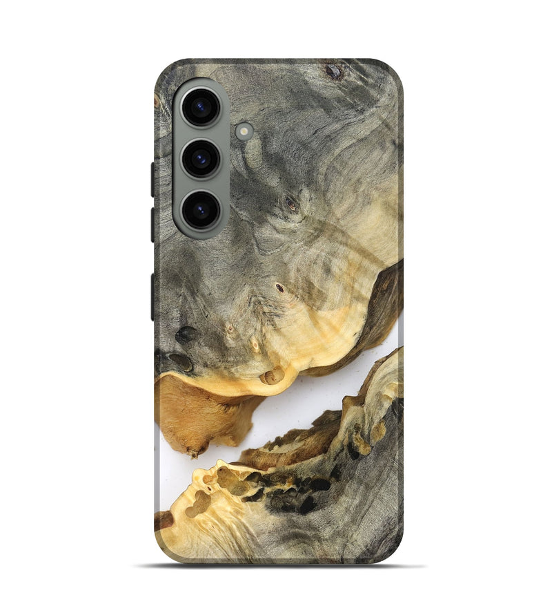 Galaxy S24 Wood Live Edge Phone Case - Edward (Clear, 823979)