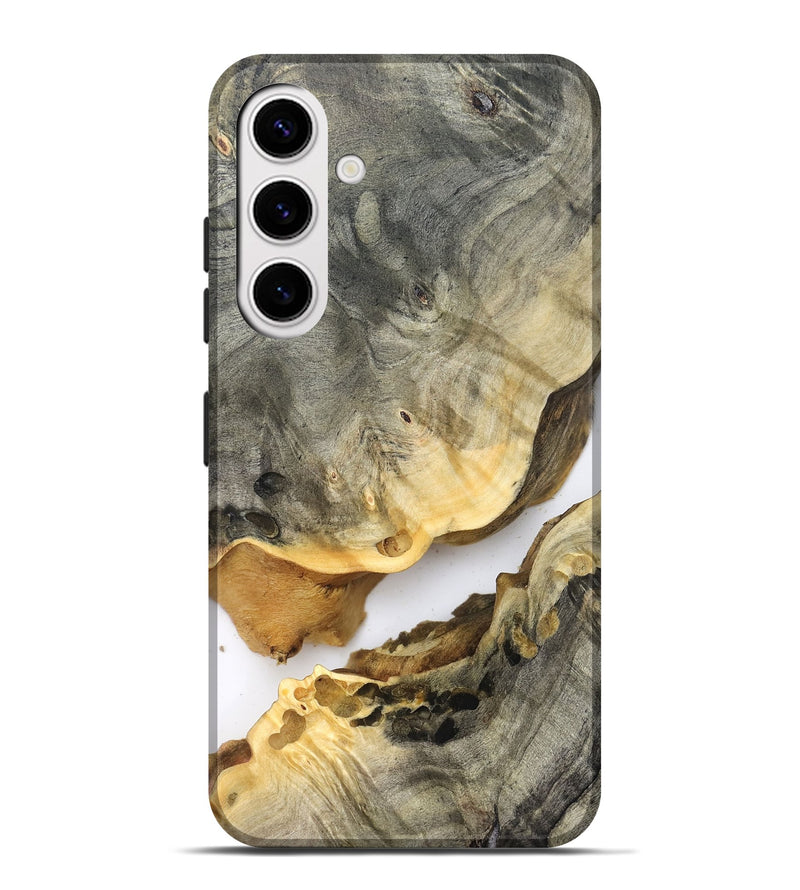 Galaxy S25 Plus Wood Live Edge Phone Case - Edward (Clear, 823979)