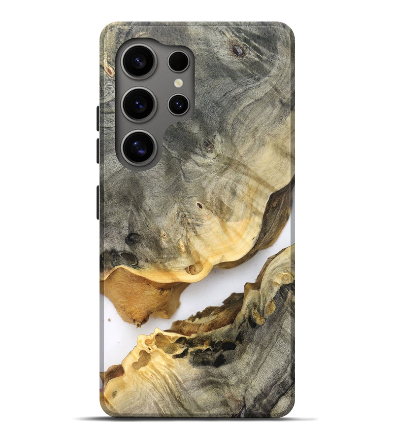 Galaxy S25 Ultra Wood Live Edge Phone Case - Edward (Clear, 823979)