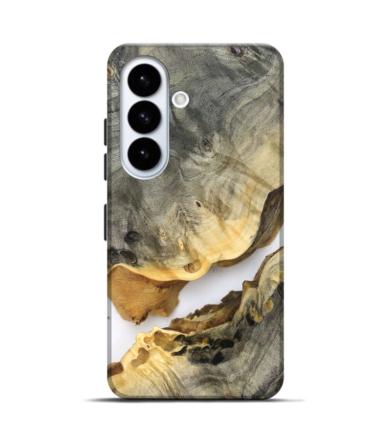 Galaxy S26 Wood Live Edge Phone Case - Edward (Clear, 823979)