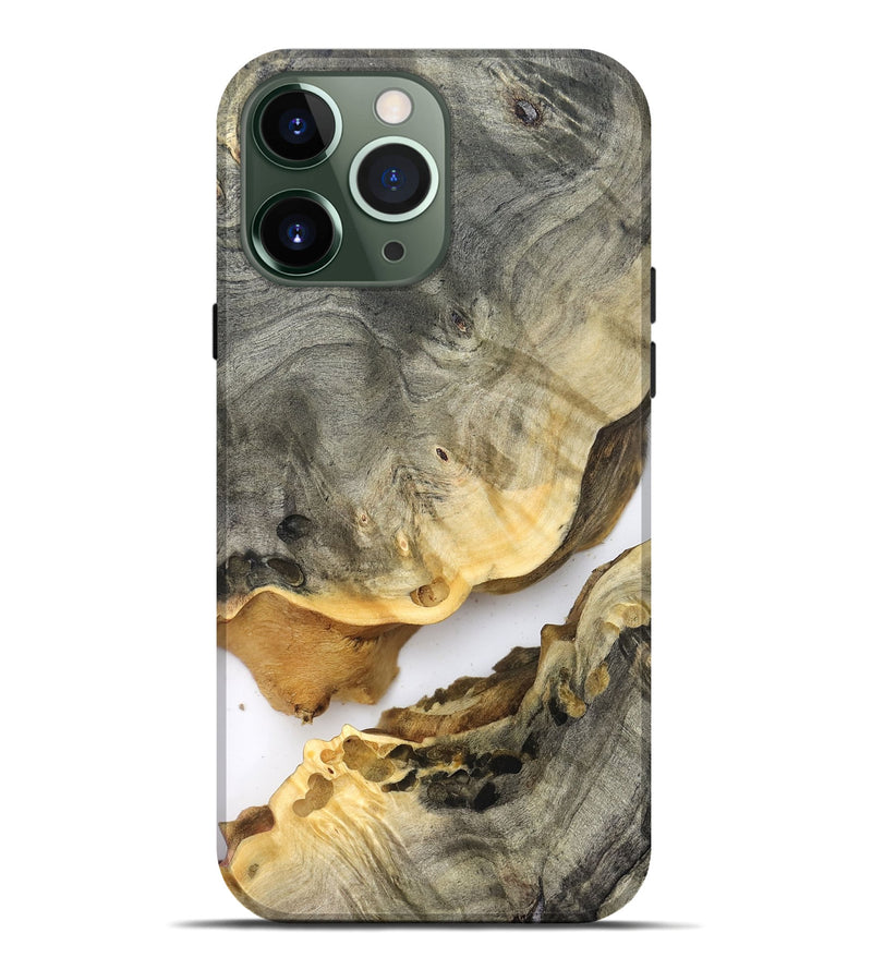 iPhone 13 Pro Max Wood Live Edge Phone Case - Edward (Clear, 823979)