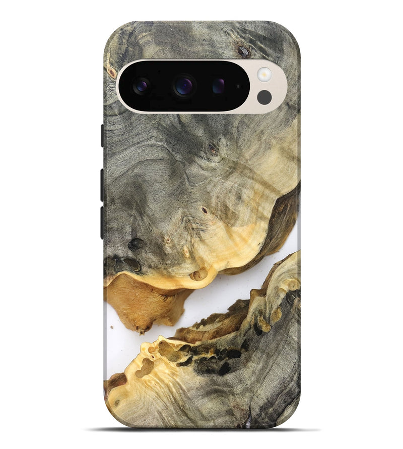 Pixel 10 Pro XL Wood Live Edge Phone Case - Edward (Clear, 823979)