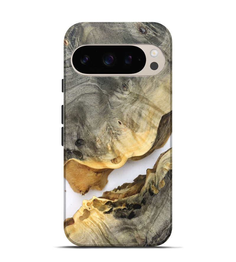 Pixel 9 Wood Live Edge Phone Case - Edward (Clear, 823979)