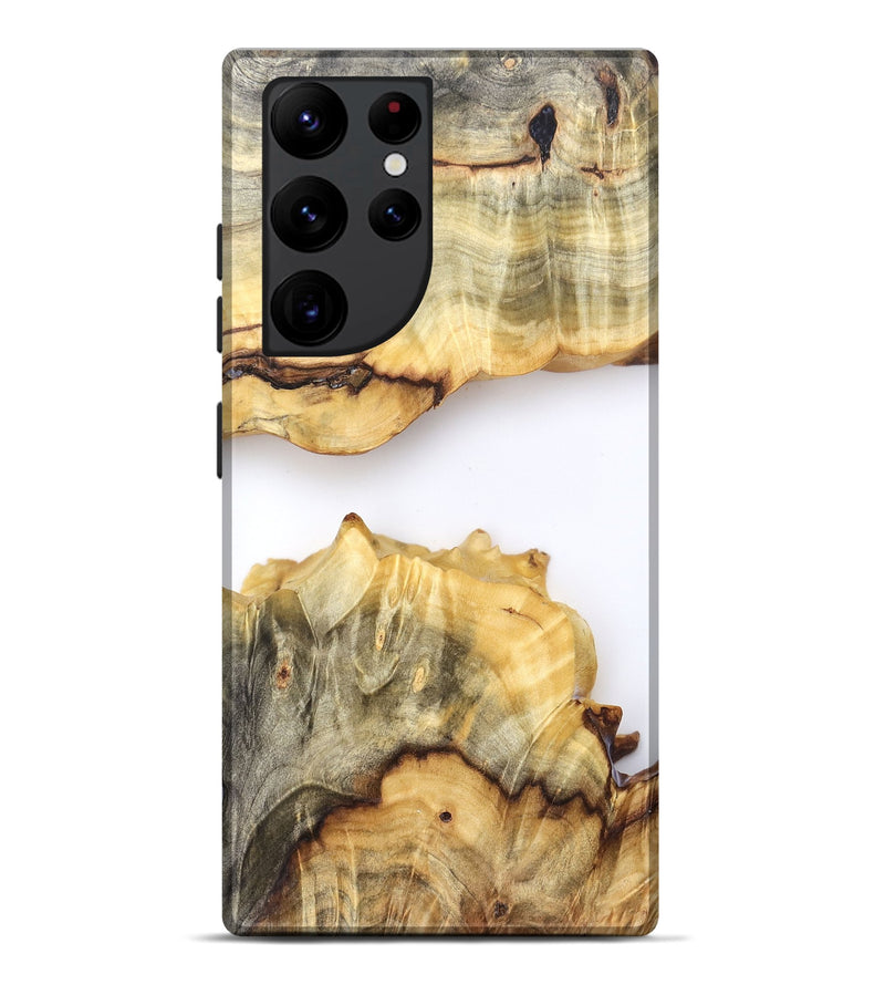 Galaxy S22 Ultra Wood Live Edge Phone Case - Merry (Clear, 823980)