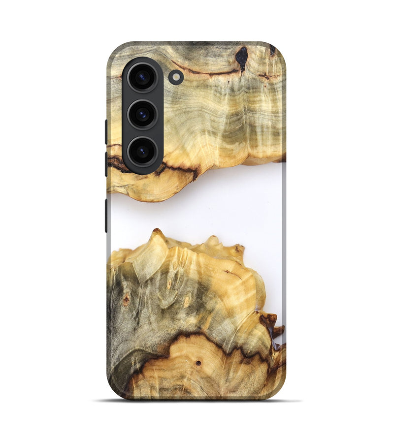 Galaxy S23 Wood Live Edge Phone Case - Merry (Clear, 823980)