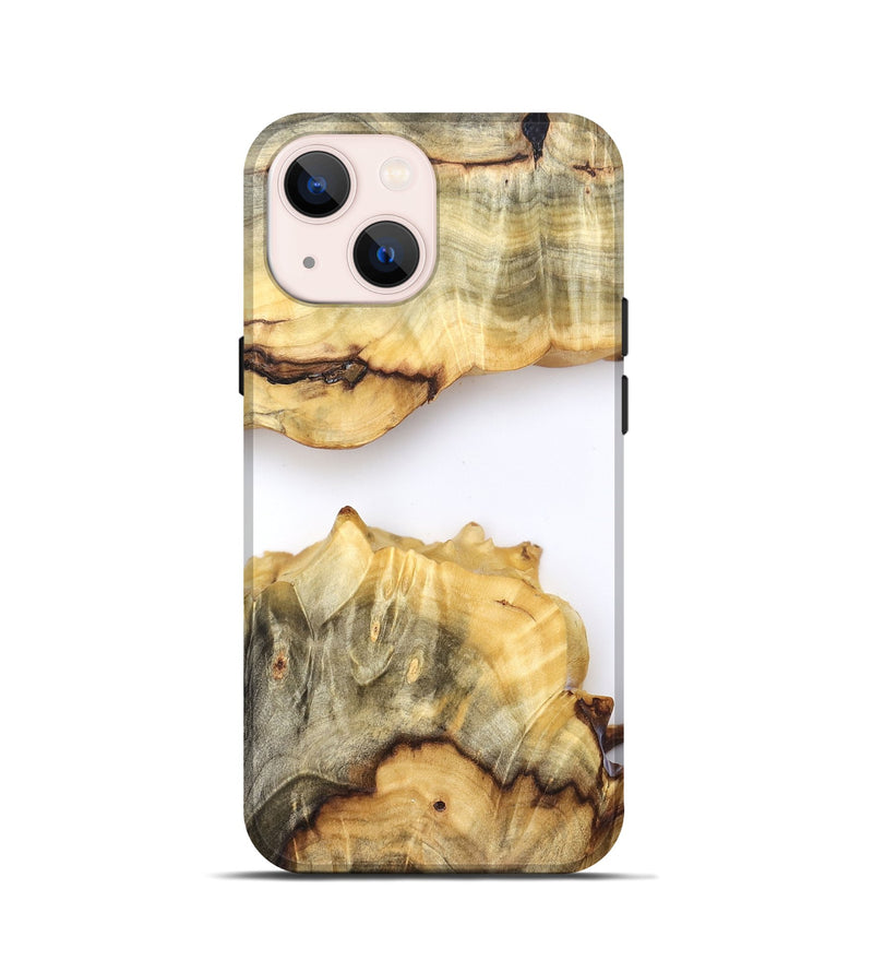 iPhone 13 mini Wood Live Edge Phone Case - Merry (Clear, 823980)