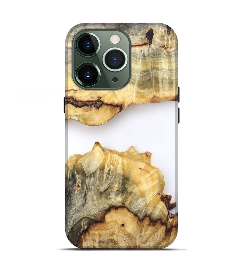iPhone 13 Pro Wood Live Edge Phone Case - Merry (Clear, 823980)