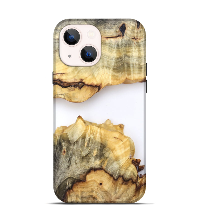 iPhone 14 Wood Live Edge Phone Case - Merry (Clear, 823980)