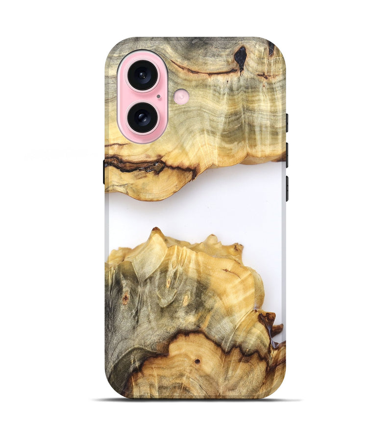 iPhone 17 Wood Live Edge Phone Case - Merry (Clear, 823980)