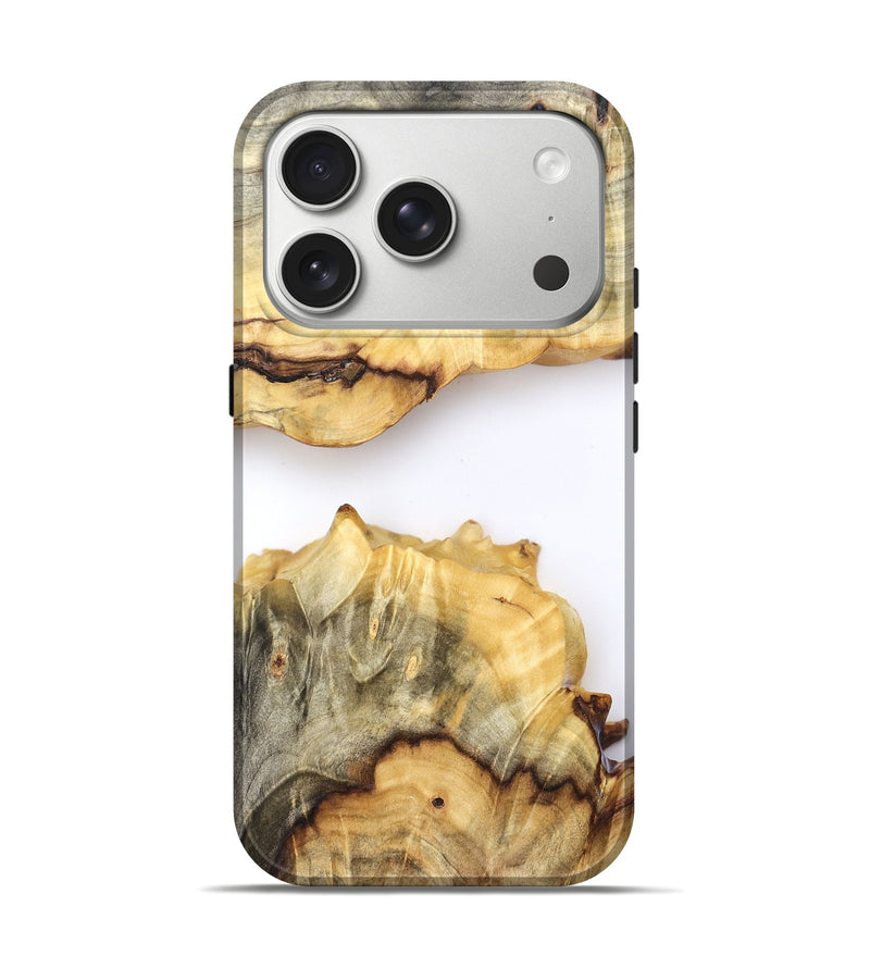 iPhone 17 Pro Wood Live Edge Phone Case - Merry (Clear, 823980)