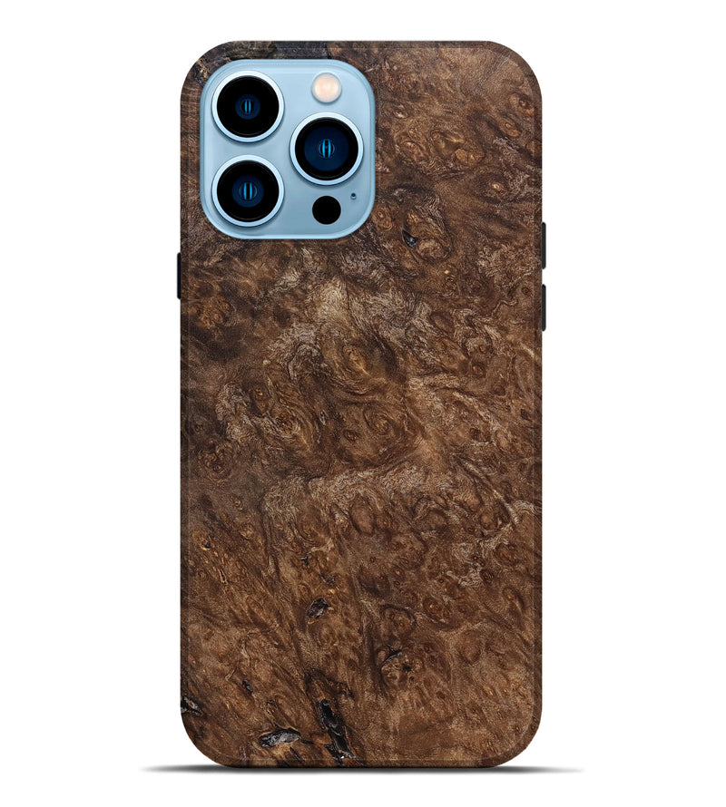 iPhone 14 Pro Max Wood Live Edge Phone Case - Horatio (Solid Wood, 823982)