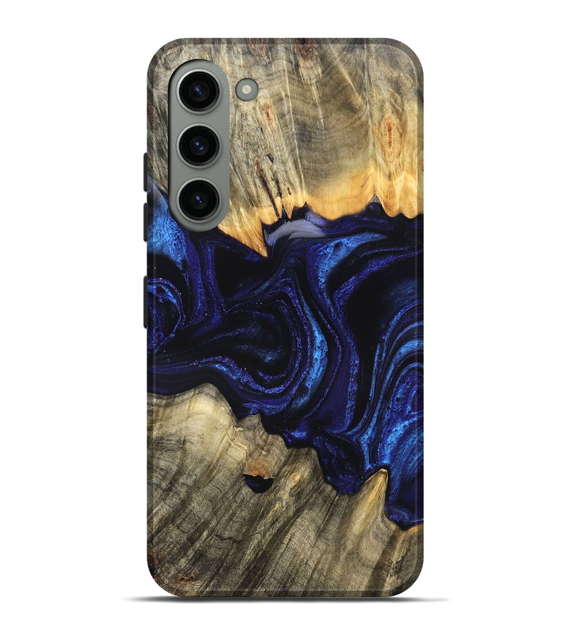 Galaxy S23 Plus Wood Live Edge Phone Case - Rollie (Blue, 823991)
