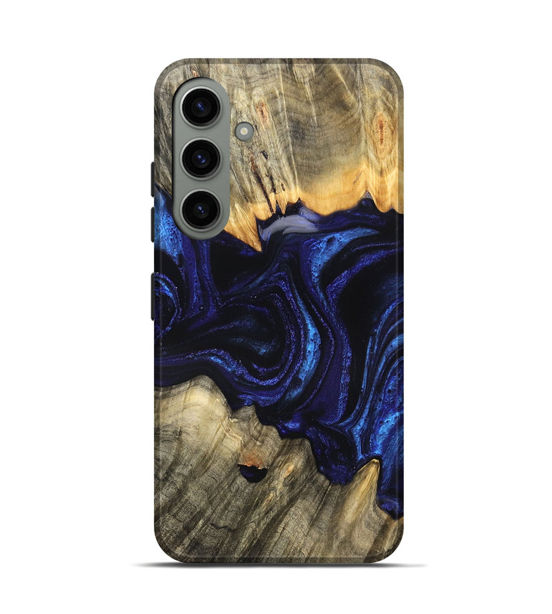 Galaxy S24 Wood Live Edge Phone Case - Rollie (Blue, 823991)