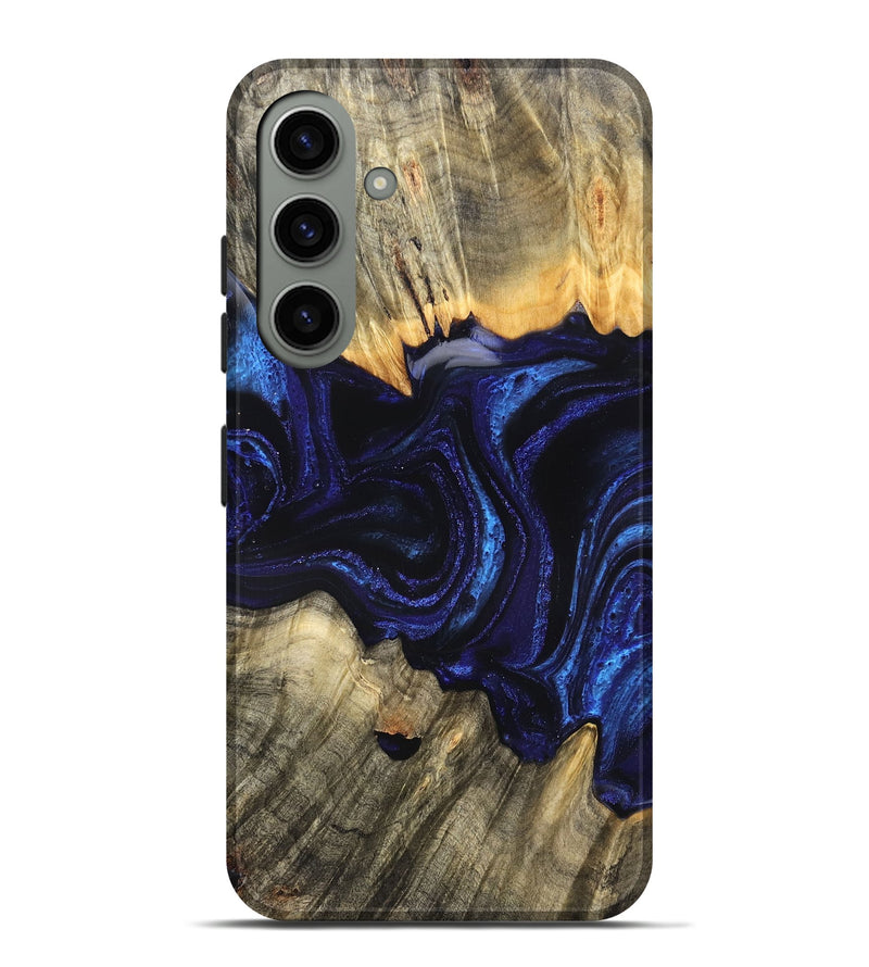 Galaxy S24 Plus Wood Live Edge Phone Case - Rollie (Blue, 823991)