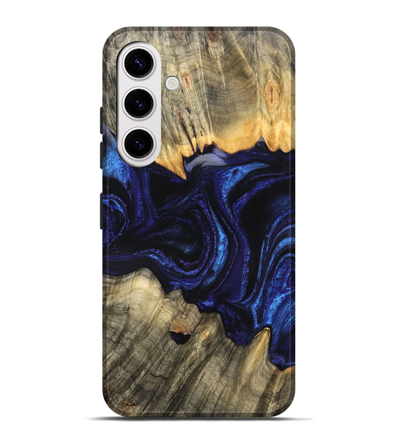 Galaxy S25 Plus Wood Live Edge Phone Case - Rollie (Blue, 823991)