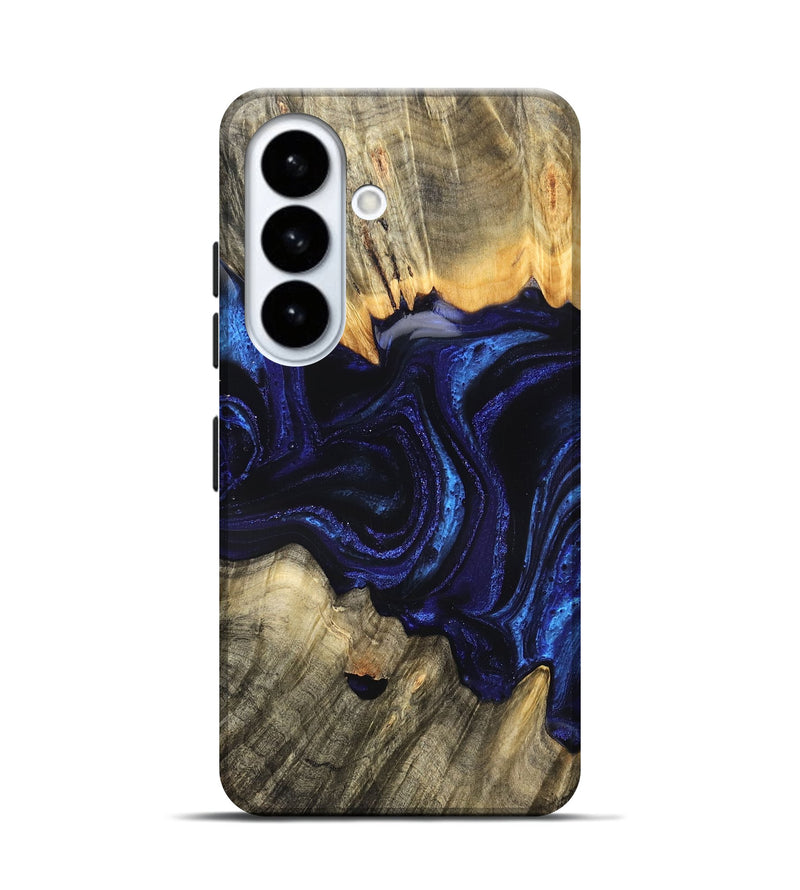 Galaxy S26 Wood Live Edge Phone Case - Rollie (Blue, 823991)