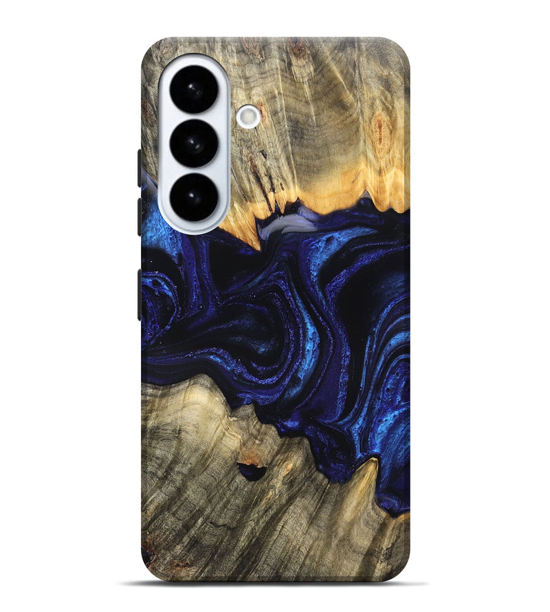 Galaxy S26 Plus Wood Live Edge Phone Case - Rollie (Blue, 823991)