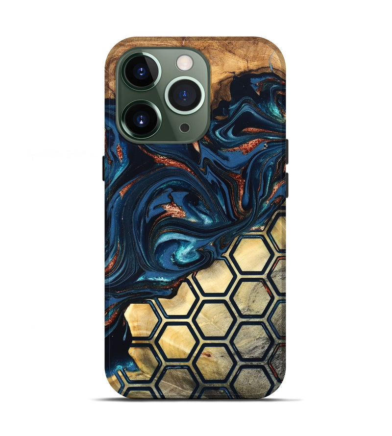 iPhone 13 Pro Wood Live Edge Phone Case - Shannan (Pattern, 823992)