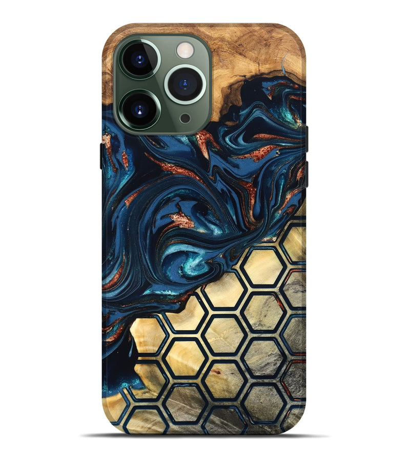 iPhone 13 Pro Max Wood Live Edge Phone Case - Shannan (Pattern, 823992)