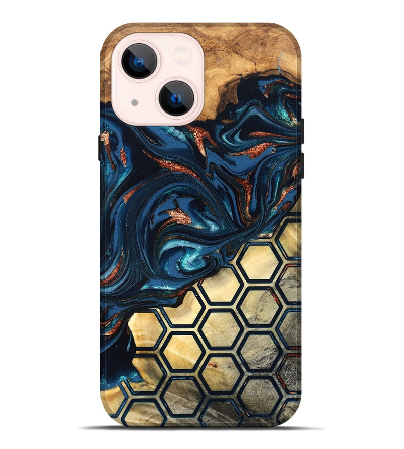 iPhone 14 Plus Wood Live Edge Phone Case - Shannan (Pattern, 823992)