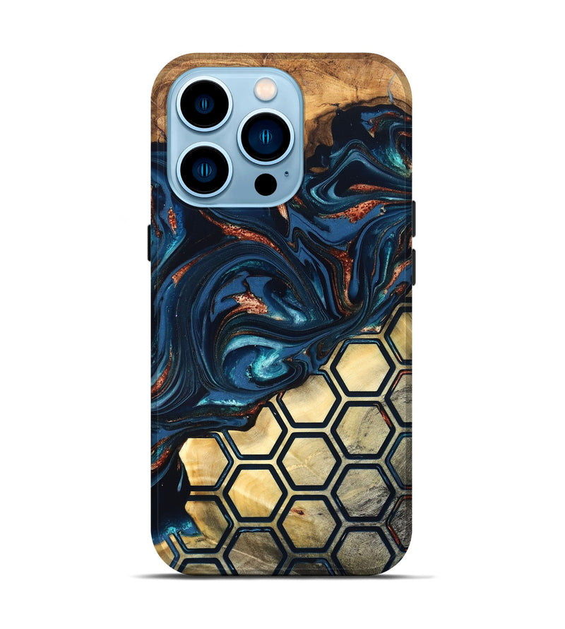 iPhone 14 Pro Wood Live Edge Phone Case - Shannan (Pattern, 823992)