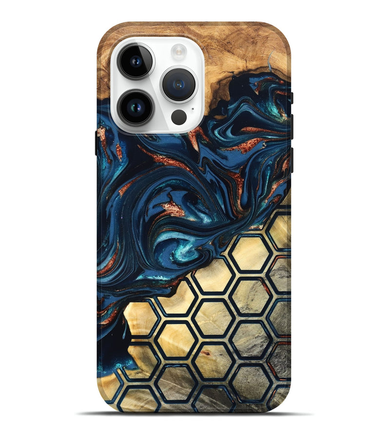 iPhone 15 Pro Max Wood Live Edge Phone Case - Shannan (Pattern, 823992)