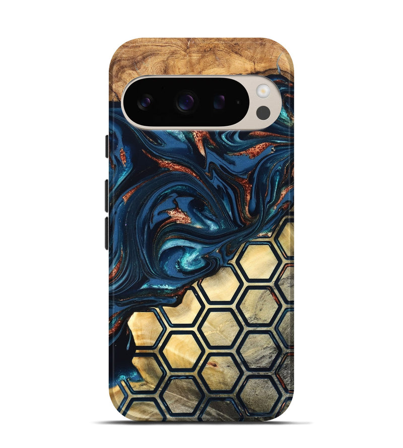 Pixel 9 Pro Wood Live Edge Phone Case - Shannan (Pattern, 823992)