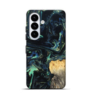 Galaxy S26 Wood Live Edge Phone Case - Adelina (Blue, 823993)