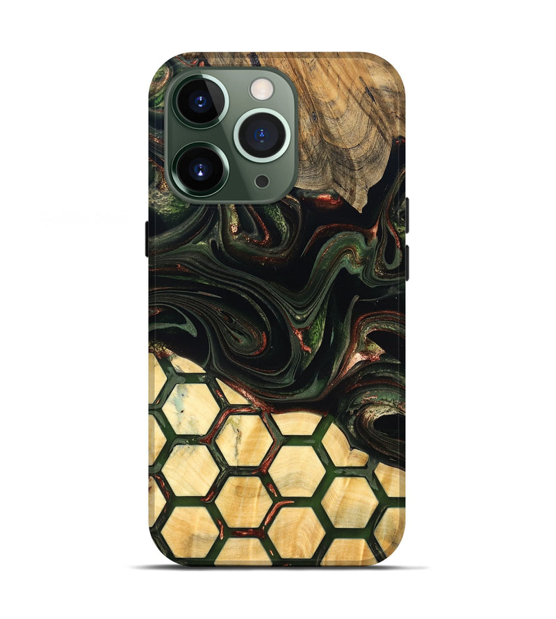 iPhone 13 Pro Wood Live Edge Phone Case - Wesson (Pattern, 823995)