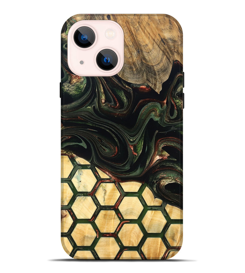 iPhone 14 Plus Wood Live Edge Phone Case - Wesson (Pattern, 823995)