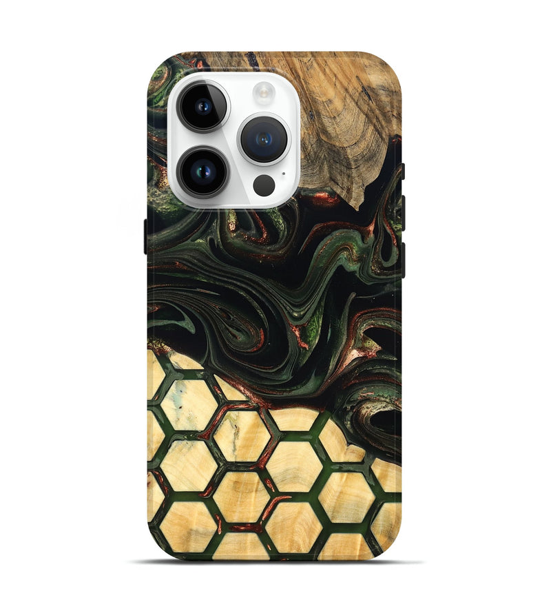 iPhone 15 Pro Wood Live Edge Phone Case - Wesson (Pattern, 823995)