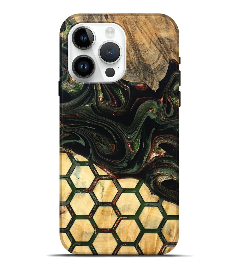 iPhone 15 Pro Max Wood Live Edge Phone Case - Wesson (Pattern, 823995)