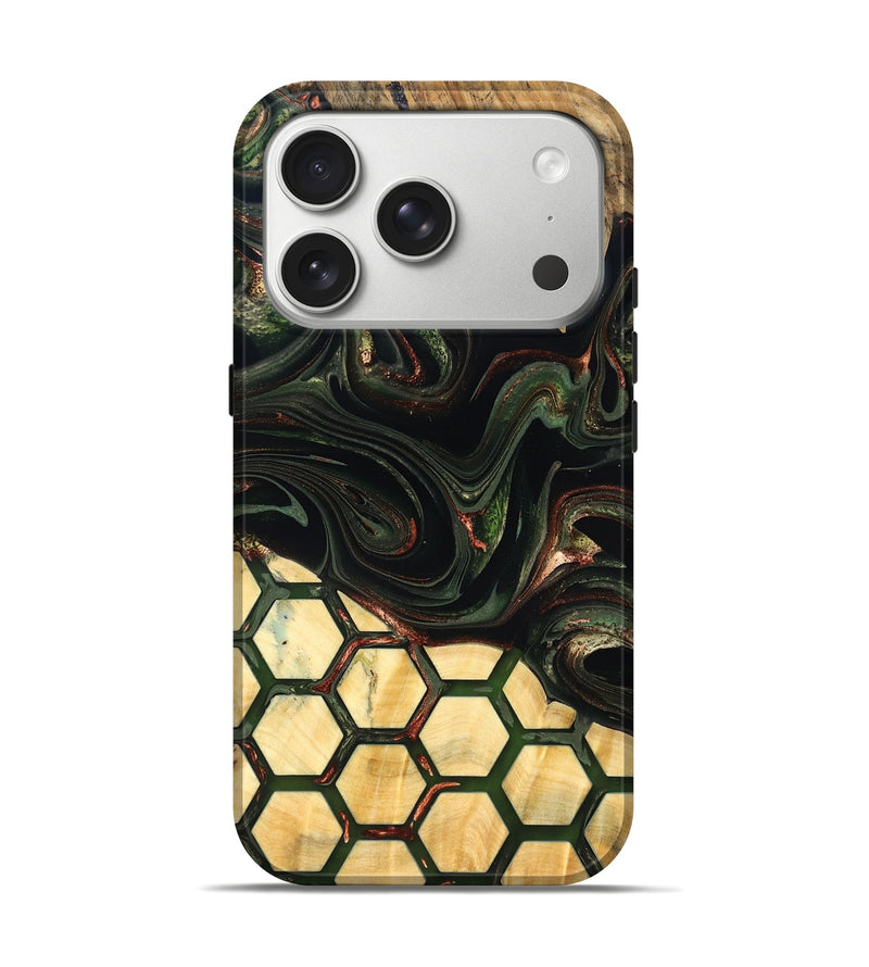 iPhone 17 Pro Wood Live Edge Phone Case - Wesson (Pattern, 823995)