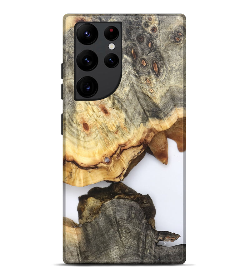 Galaxy S22 Ultra Wood Live Edge Phone Case - Debbi (Clear, 823996)