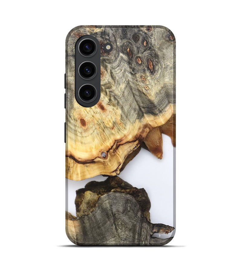 Galaxy S23 Wood Live Edge Phone Case - Debbi (Clear, 823996)