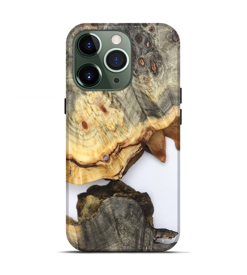 iPhone 13 Pro Wood Live Edge Phone Case - Debbi (Clear, 823996)