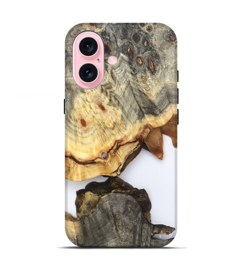 iPhone 17 Wood Live Edge Phone Case - Debbi (Clear, 823996)