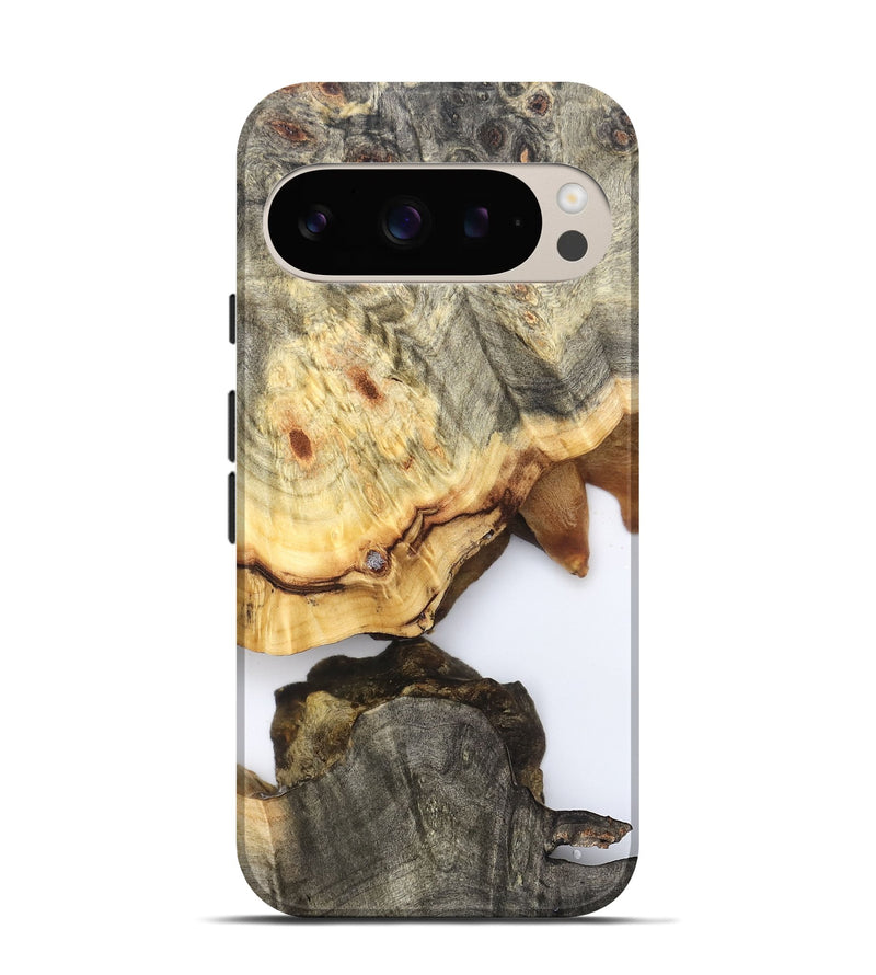 Pixel 9 Wood Live Edge Phone Case - Debbi (Clear, 823996)