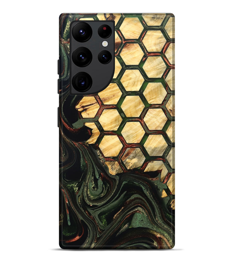 Galaxy S22 Ultra Wood Live Edge Phone Case - Ashlie (Pattern, 823997)