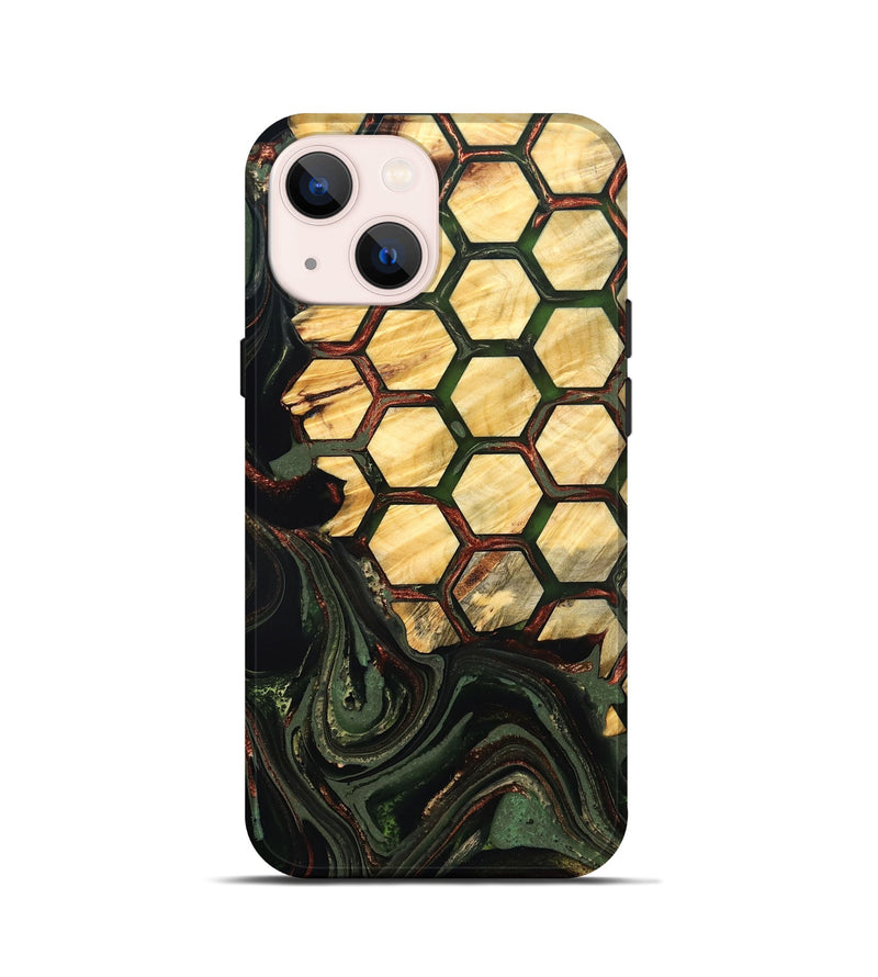 iPhone 13 mini Wood Live Edge Phone Case - Ashlie (Pattern, 823997)