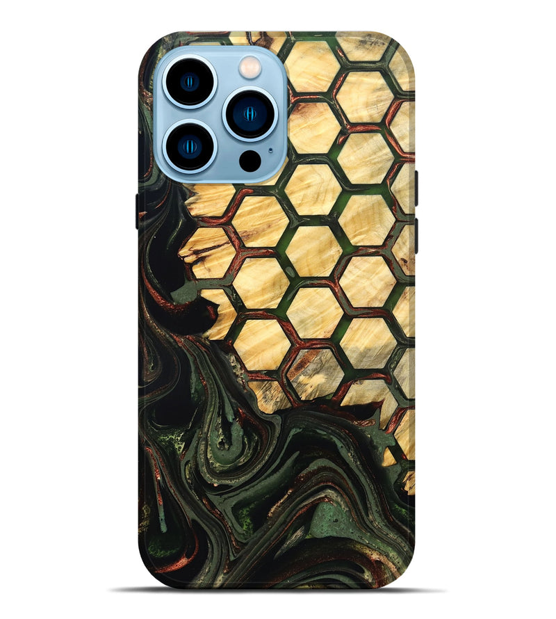 iPhone 14 Pro Max Wood Live Edge Phone Case - Ashlie (Pattern, 823997)