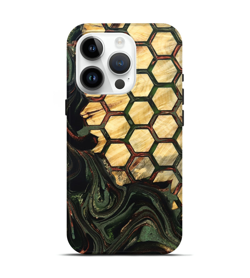 iPhone 15 Pro Wood Live Edge Phone Case - Ashlie (Pattern, 823997)